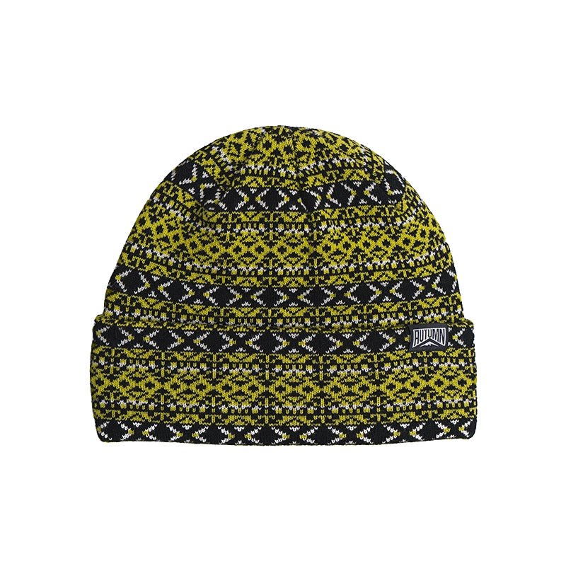 Autumn Heritage Beanie - Multicolor Knit Hat - 7B Boardshop