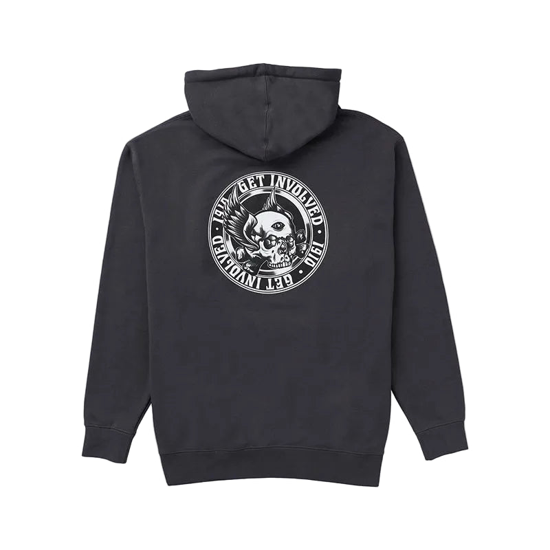 1910 Hero's III Men's Pullover Hoodie - Vintage Black - 7B Boardshop