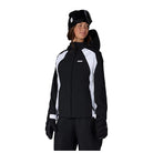 686 Women's Hologram Shell Jacket 2027 – Black White Colorblock - 7B Boardshop