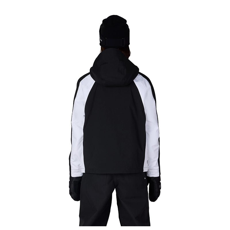 686 Women's Hologram Shell Jacket 2027 – Black White Colorblock - 7B Boardshop