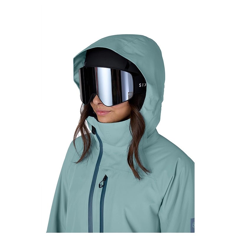 686 Women's Hydra Thermagraph Jacket 2027 – Pale Firn - 7B Boardshop