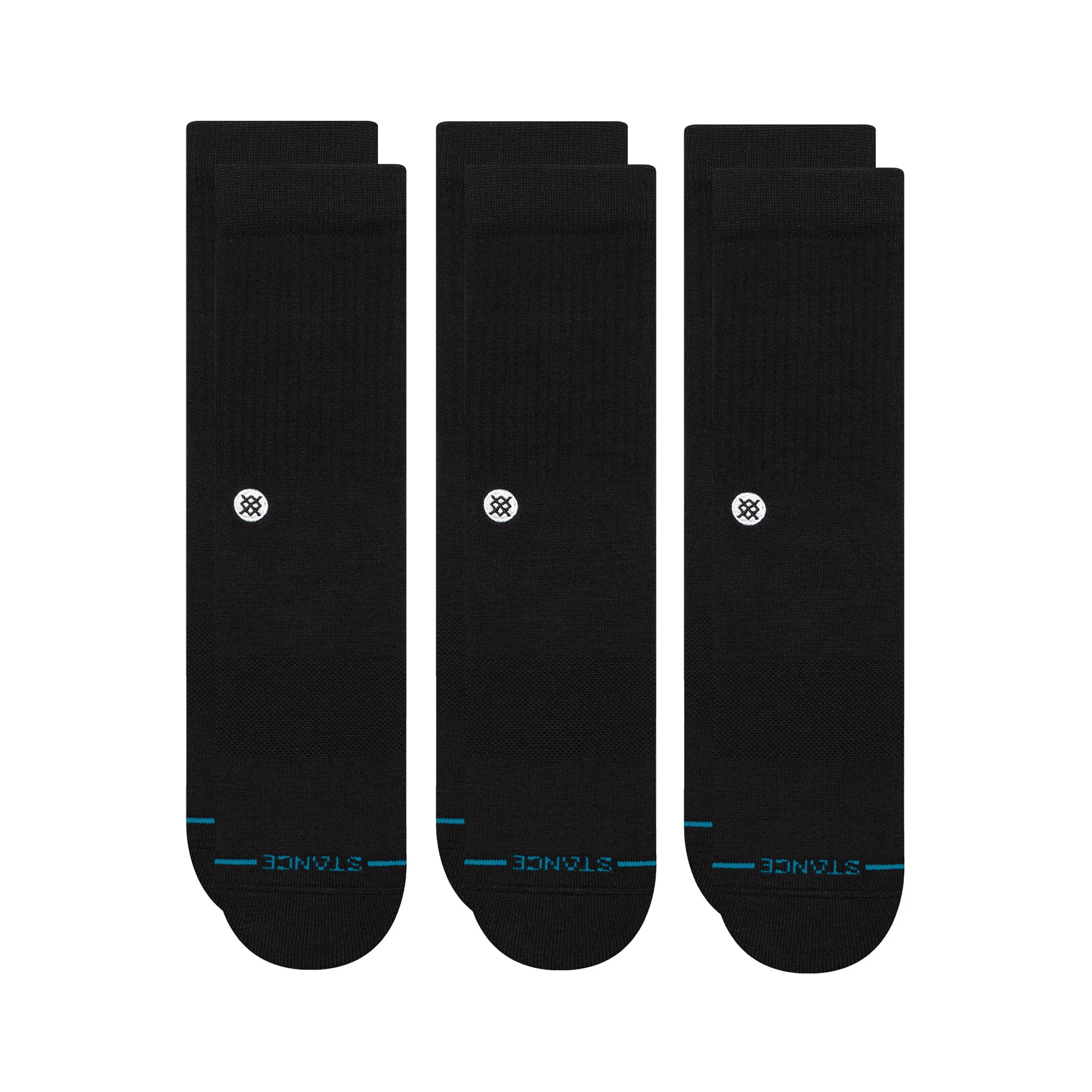 Stance Icon Crew Sock 3 - Pack - 7B Boardshop