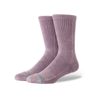 Stance Icon Dyed Crew Sock | Plum - 7B Boardshop