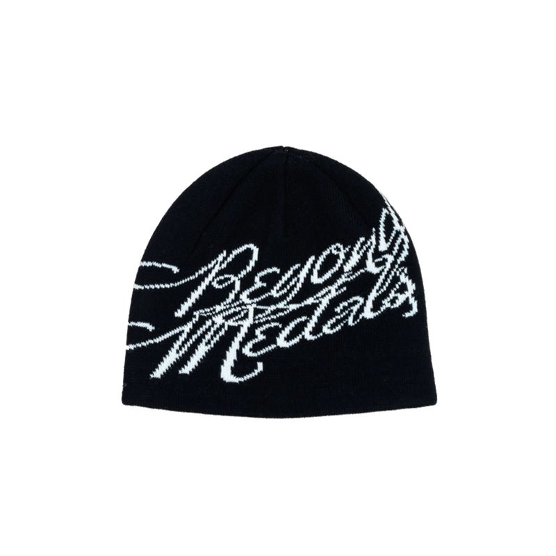 Beyond Medals Jacquard Logo Beanie - Black - 7B Boardshop