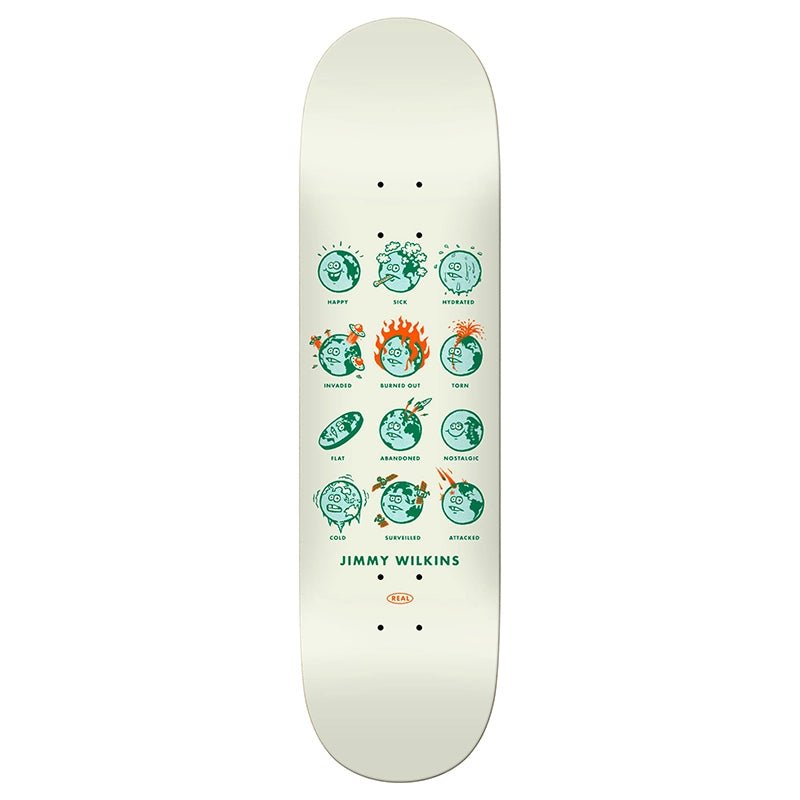 Real Skateboards Jimmy Wilkins How Are You 8.5" Skateboard Deck - 7B Boardshop