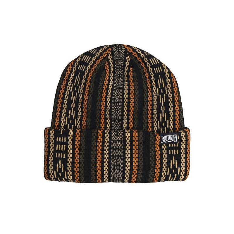 Autumn Knapsack Beanie - Lightweight Multicolor Knit Hat - 7B Boardshop