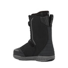 A black Ride snowboard boot shown from the side against a light gray background.