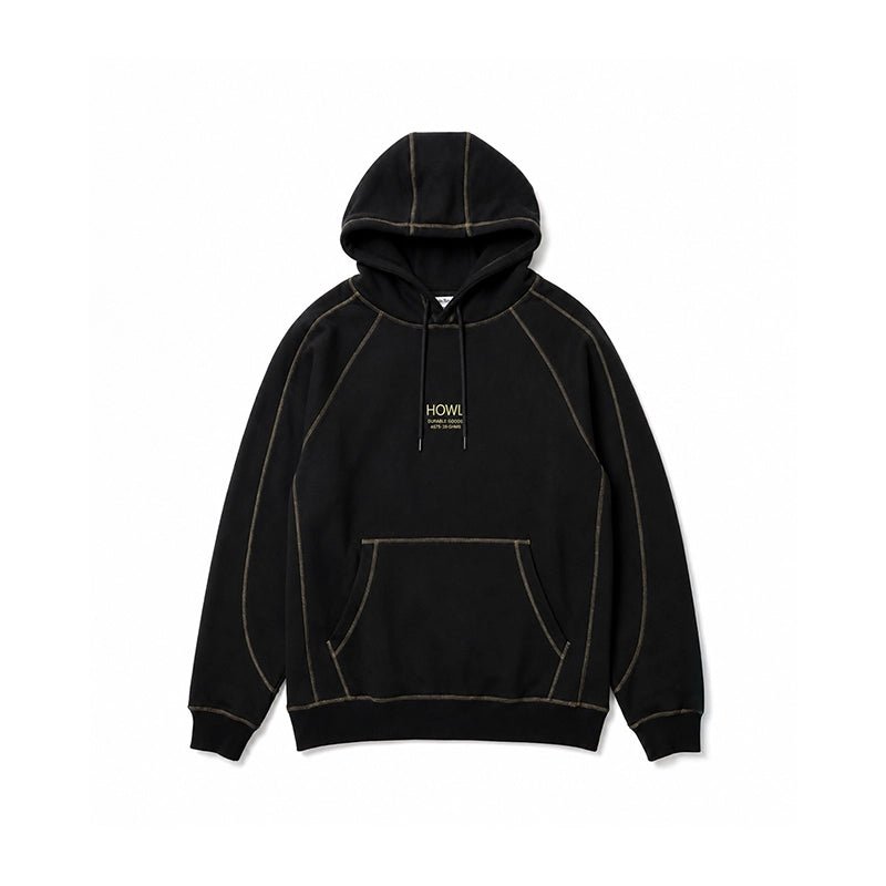 Howl Unisex DWR Logo Hoodie - Black - 7B Boardshop