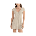 Rhythm - Lola Check Cap Sleeve Mini Dress - 7B Boardshop