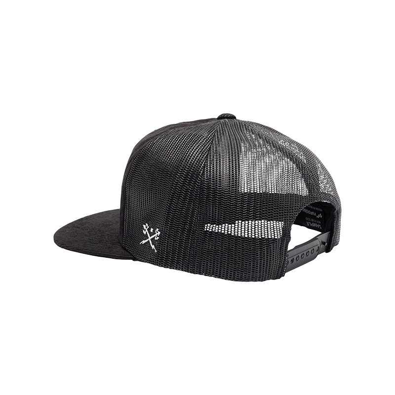 Dark Seas Metal Trucker Hat – Black - 7B Boardshop