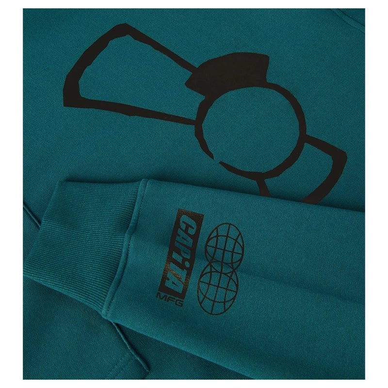 Capita Metaphor Men's Pullover Hoodie - Slate Teal - 7B Boardshop