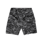 Camouflage shorts on a white background