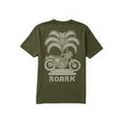 Roark Moto Palm T-Shirt - Military - 7B Boardshop