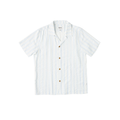 Rhythm Novelty Stripe Short Sleeve Shirt – White