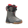 Side view of grey double boa k2 snowboard boot