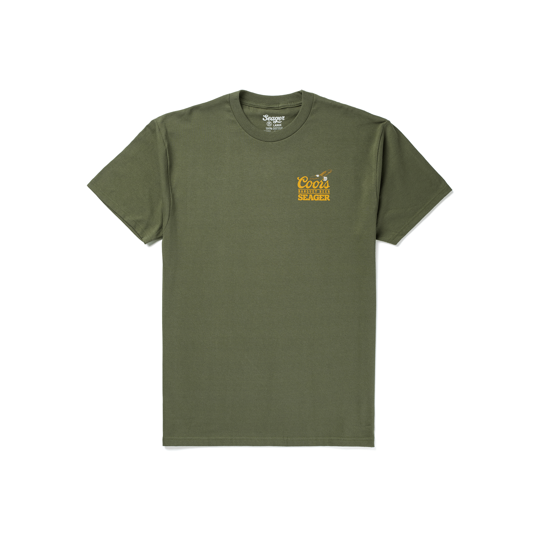 Seager X Coors Banquet Preserve Tee Black - 7B Boardshop