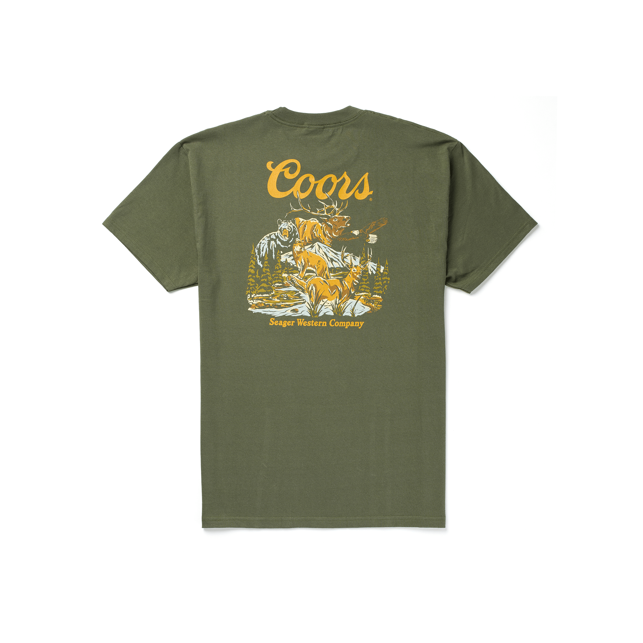 Seager X Coors Banquet Preserve Tee Black - 7B Boardshop