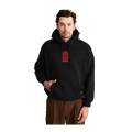 Rhythm Pressed Petal Hood Men's Black Pullover - 7B Boardshop
