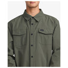 1910 Pub Men's Jacket - Black / Olive - 7B Boardshop