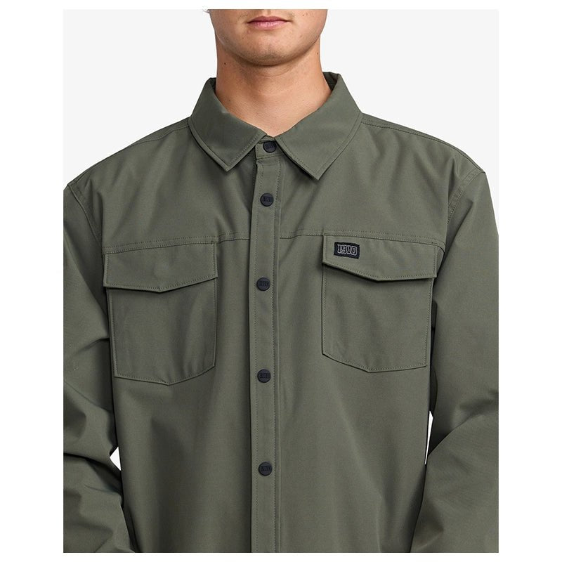 1910 Pub Men's Jacket - Black / Olive - 7B Boardshop