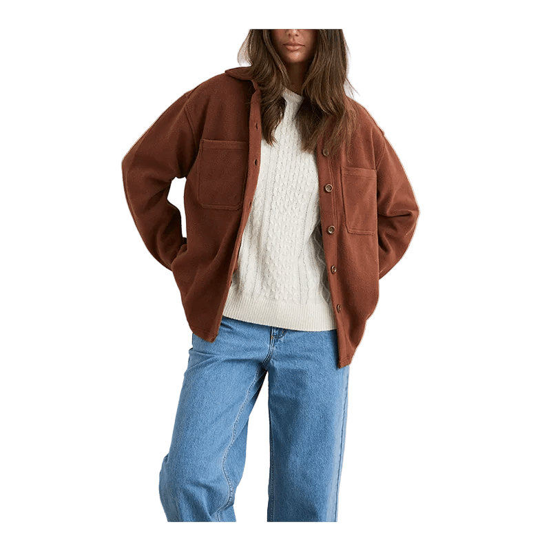 Rhythm Reverse Fleece Shacket - 7B Boardshop