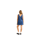 Rhythm Cece Contrast Stitch Mini Dress – Dark Denim - 7B Boardshop