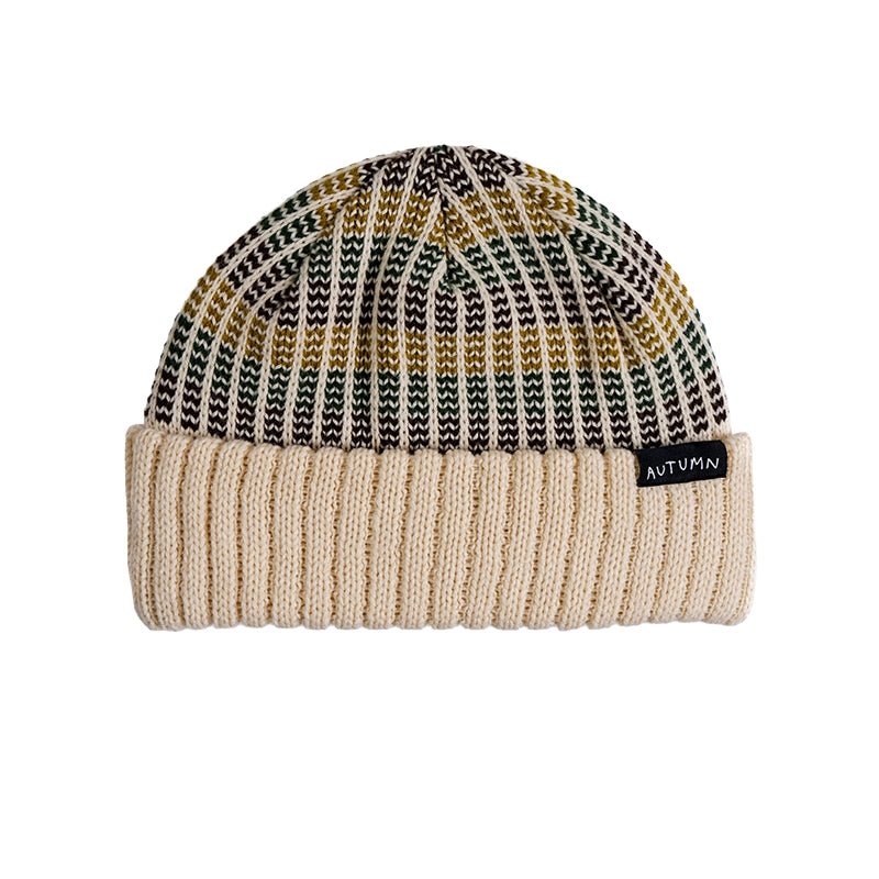Autumn Riddim Beanie - Shell Jacquard Knit Hat - 7B Boardshop