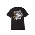 Brixton Wolcott Short Sleeve Tee – Black Worn Wash Graphic T-Shirt - 7B Boardshop