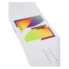 A white rectangular board  shown at an angle on a plain white background, featuring a colorful geometric logo with the text 'service dog' and 'ROME'.