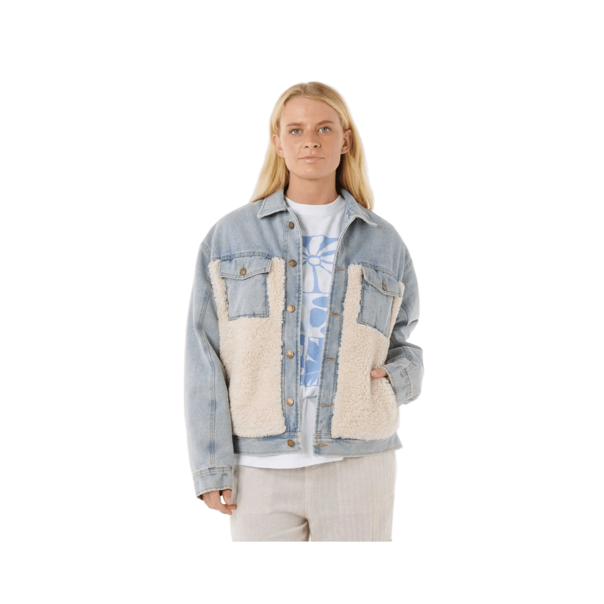 Rip Curl - Cruisin Sherpa Denim Jacket - 7B Boardshop