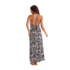 Volcom Slip Maxi Dress – Black Ecru - 7B Boardshop