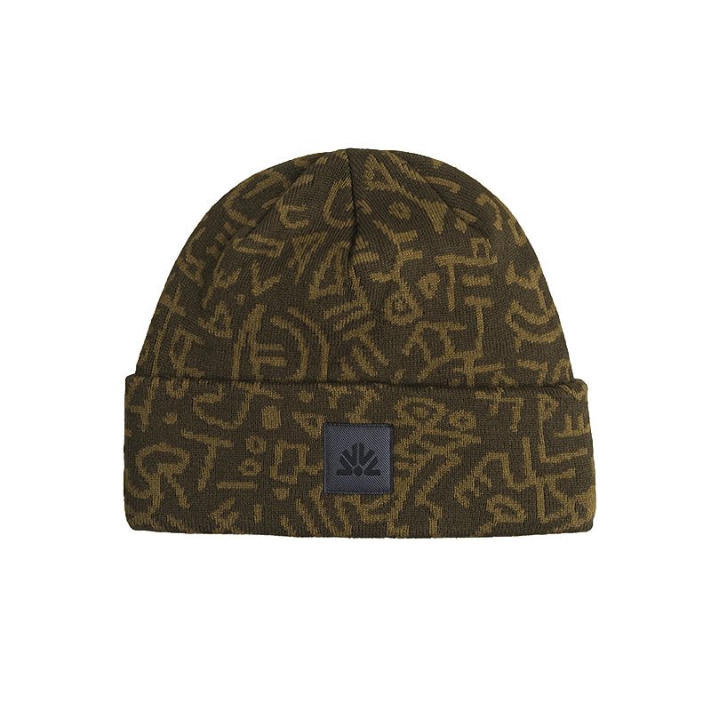 Autumn Soul Camo Beanie - Ben Poechman Knit Hat - 7B Boardshop