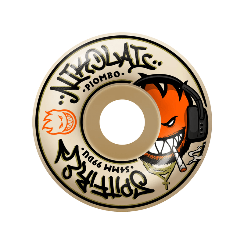 Spitfire F4 Nikolai Piombo 99A Classic Pro Skateboard Wheels - 7B Boardshop