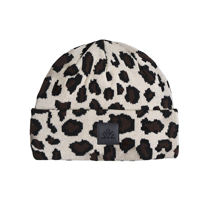 Autumn Spotted Beanie - Shell Animal Pattern Knit Hat - 7B Boardshop