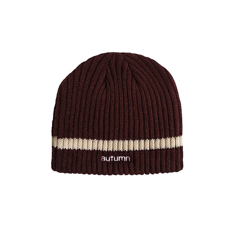 Autumn Stames Beanie - Heavyweight Ribbed Skully Beanie - 7B Boardshop