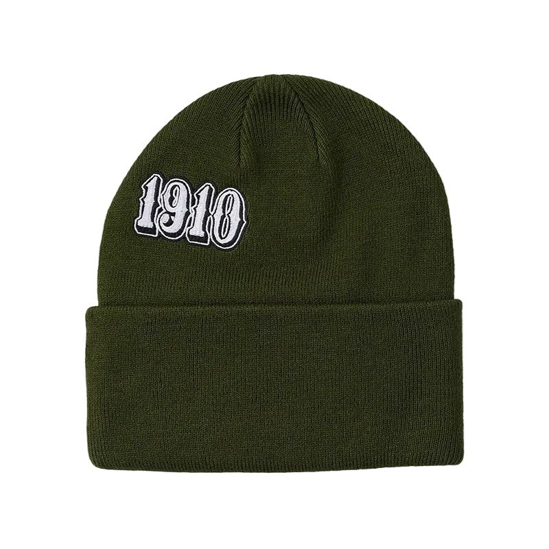 1910 Standard Procedure Beanie - Black / Green / Charcoal - 7B Boardshop