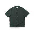 Rhythm Textured Knit Short Sleeve Shirt | Forest