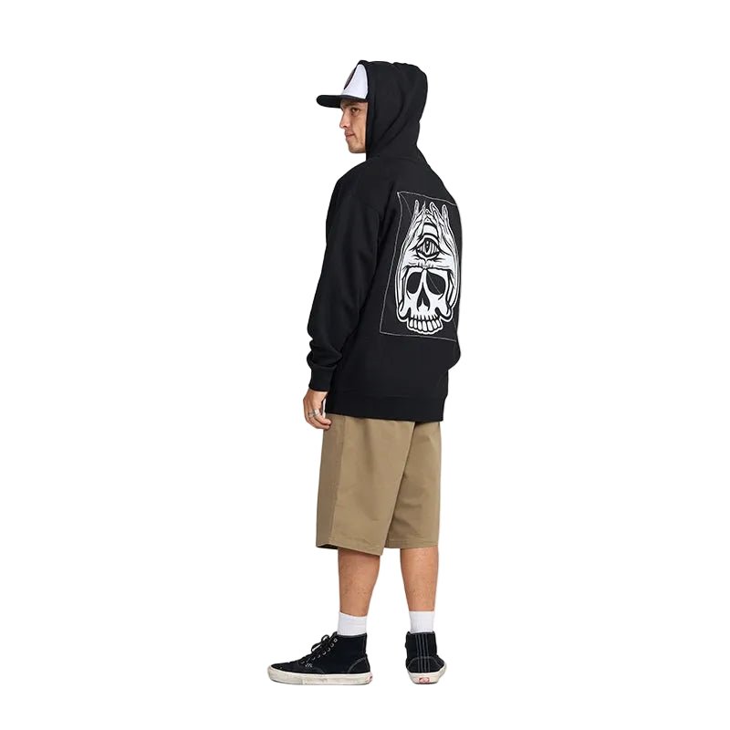 1910 The Holder Men's Zig Zag Zip Hoodie - Black - 7B Boardshop
