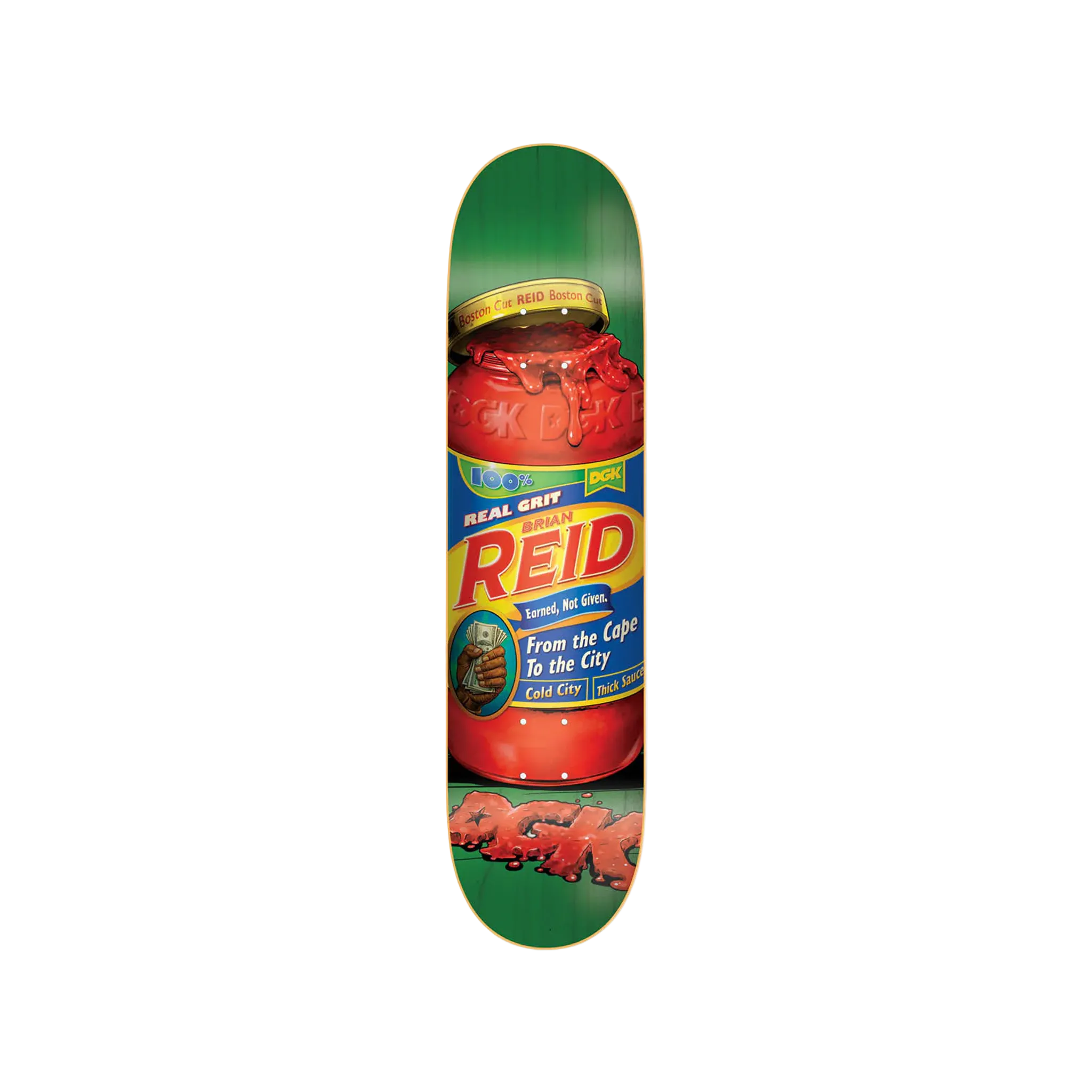 DGK Thick Sauce Brian Reid Pro Skateboard Deck - 8.38" - 7B Boardshop