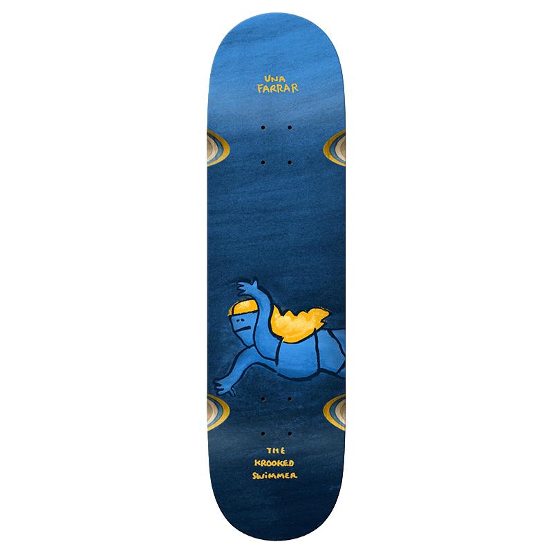 Krooked Una Swimmer 8.28" Skateboard Deck - 7B Boardshop