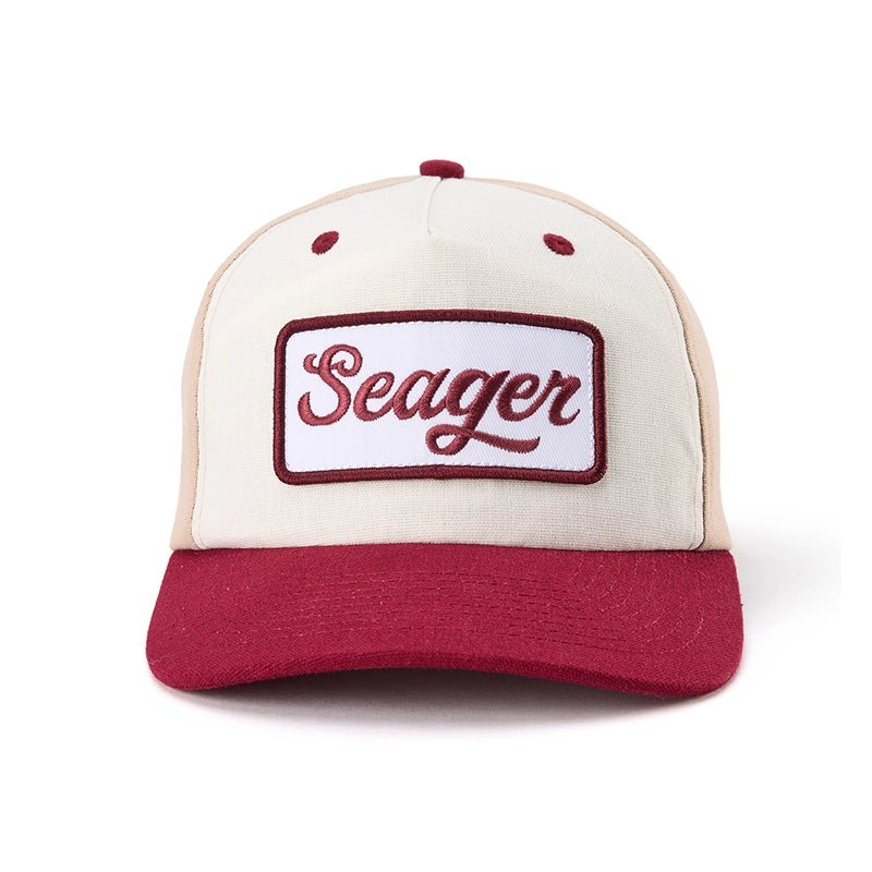 Seager Uncle Bill Snapback Hat - Tan/Cream - 7B Boardshop
