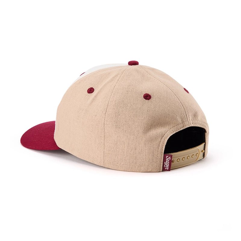 Seager Uncle Bill Snapback Hat - Tan/Cream - 7B Boardshop