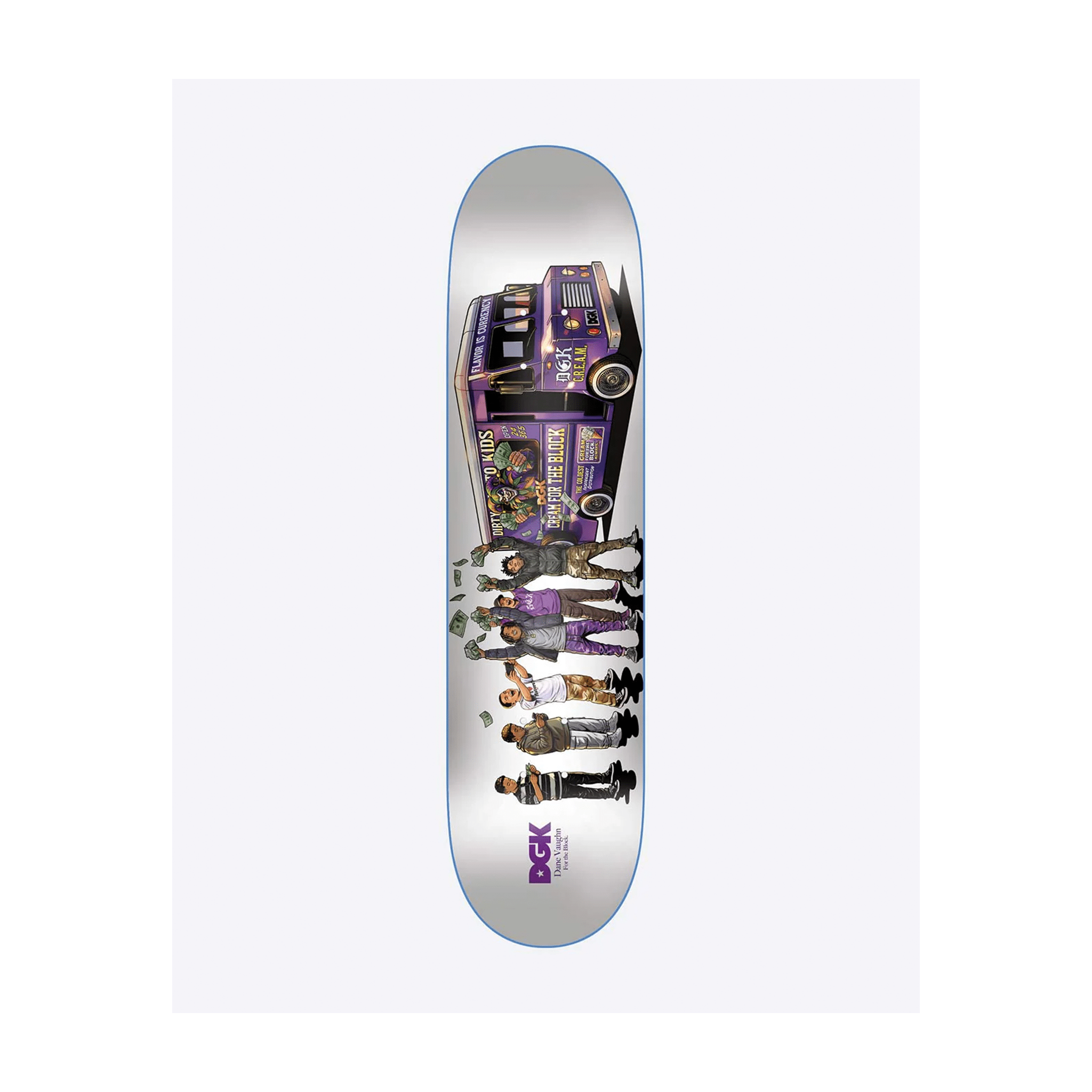 DGK For The Block Vaughn Skateboard Deck 8.0" - 7B Boardshop