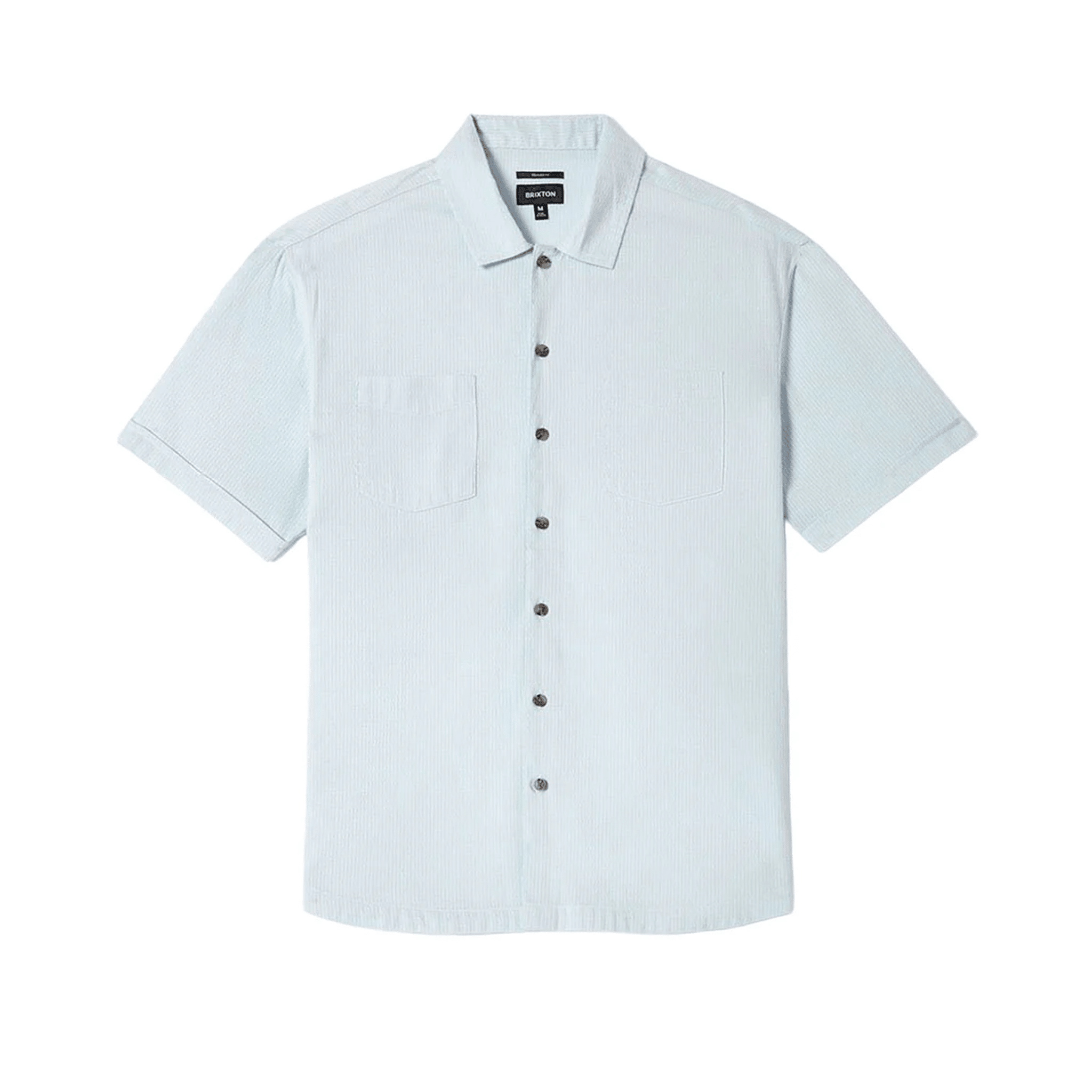 Brixton Vintage Short Sleeve Woven Shirt - Blue Aura - 7B Boardshop