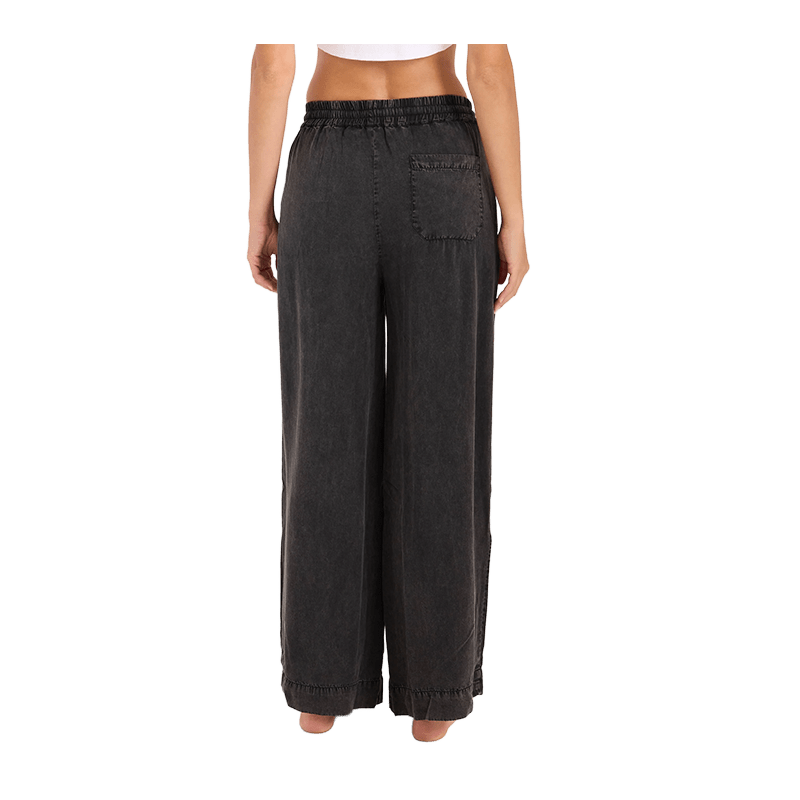 Volcom Washed Up Twill Wide - Leg Pants – Vintage Black - 7B Boardshop