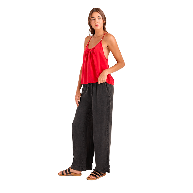 Volcom Washed Up Twill Wide - Leg Pants – Vintage Black - 7B Boardshop