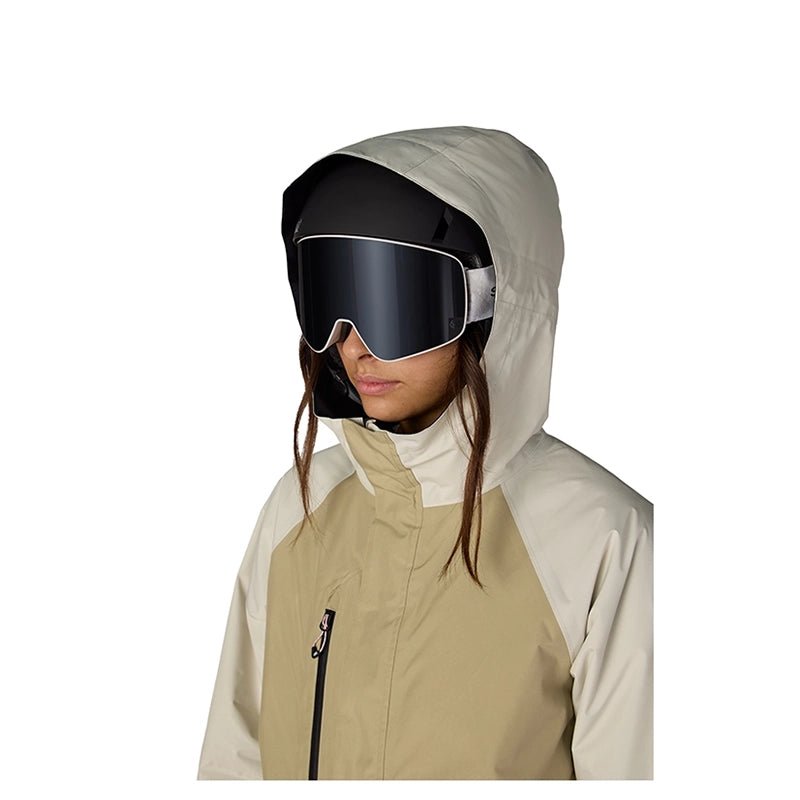 686 Women's Gore-Tex Willow Insulated Jacket 2027 – Khaki Colorblock - 7B Boardshop
