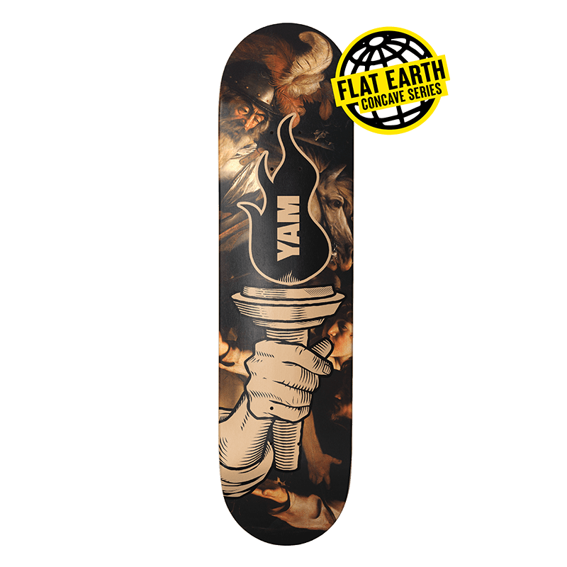 Pylon Skateboards Yam Behar Torch 8.5 Skateboard Deck - 7B Boardshop