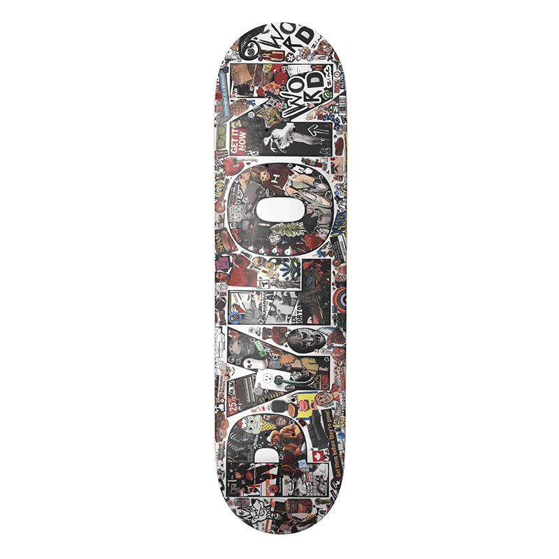 Pylon Skateboards Wordzine Skateboard Deck - 7B Boardshop