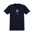 Spitfire x April Chrome Rose Big Head Men's SS Tee - Navy - 7B Boardshop
